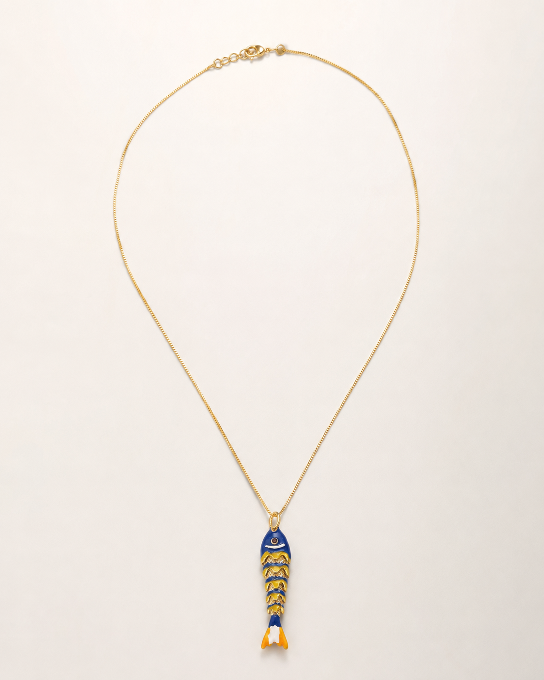 blue sardine necklace