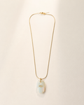 the opal hamsa necklace