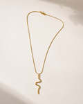 the gold snake necklace