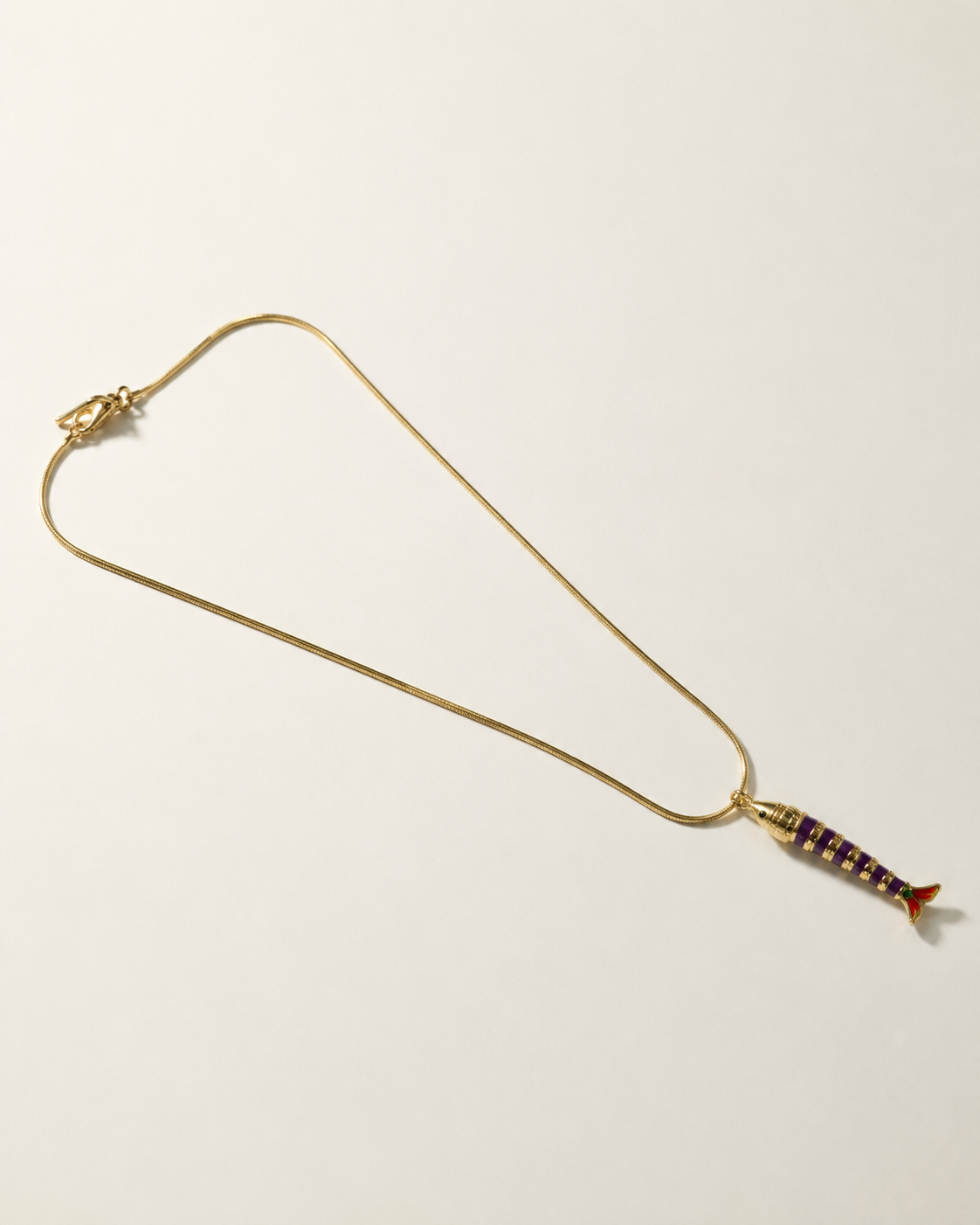 the purple sardinata necklace