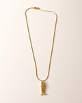 the gold sardinata necklace