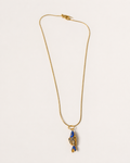 the blue koi fish necklace