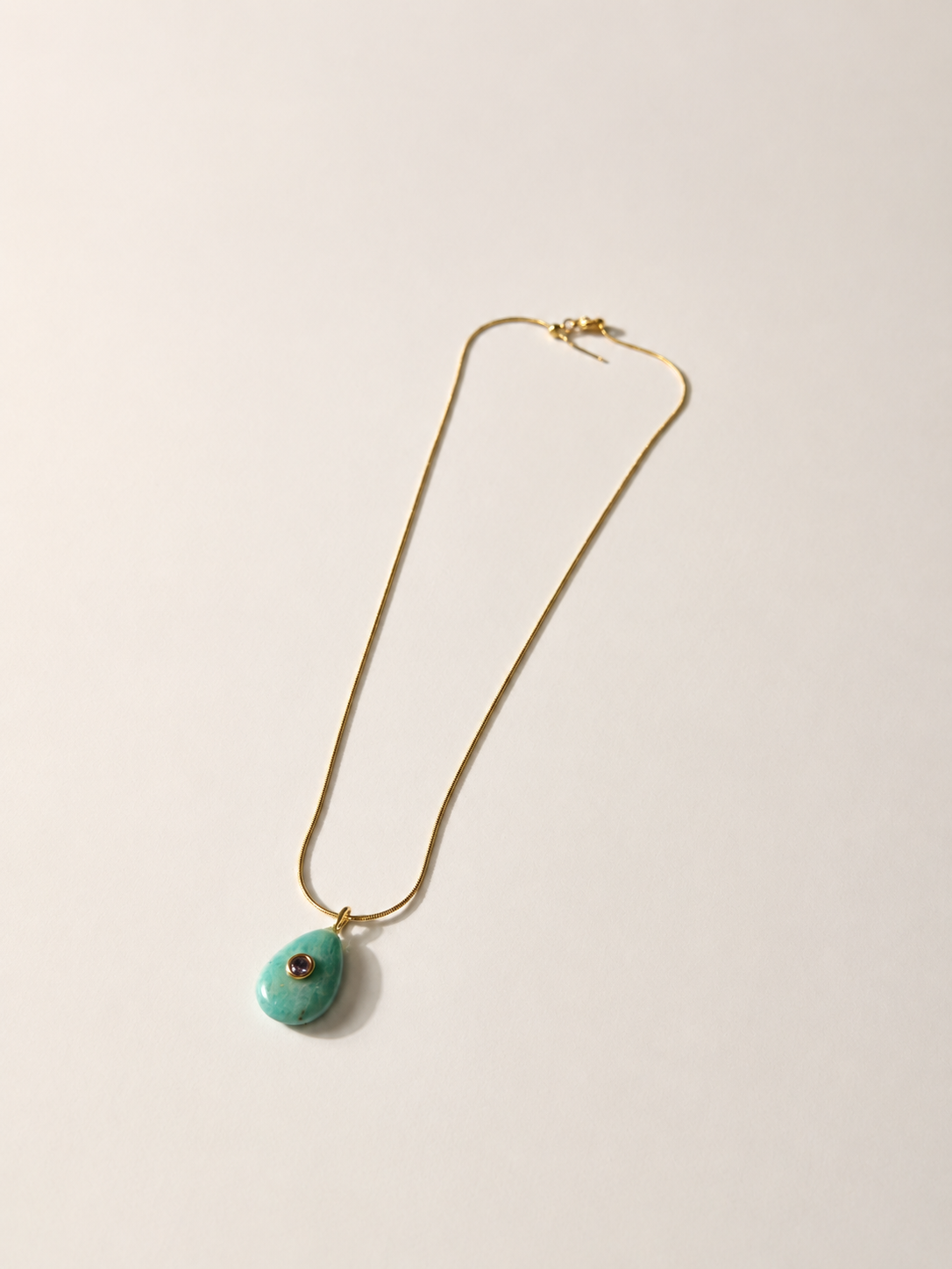 the aqua talisman necklace