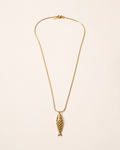 the flat sardine necklace